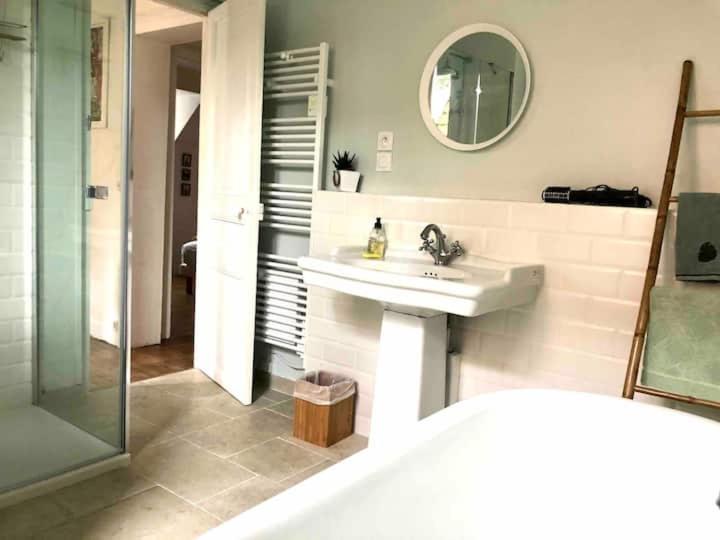 Villa Vue Mer Avec Acces Direct A La Plage 바랑즈빌-쉬르-메르 외부 사진